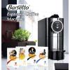 imageBarsetto OneTouch Espresso Maker with 19 Bar HighPressure Pump Fast PreHeating Short or Long Shots Compatible with Standard Espresso Coffee Pods Black and Silver Automatic Coffee Machine