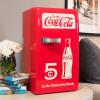 imageCoca Cola Mini Fridge  Refrigerator for Bedroom Office Portable Table Top Beverage Cooler 12V 110V Refrigerador For Drink Soda Wine Use In Car Dorm Outdoor Patio18 Can