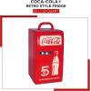 imageCoca Cola Mini Fridge  Refrigerator for Bedroom Office Portable Table Top Beverage Cooler 12V 110V Refrigerador For Drink Soda Wine Use In Car Dorm Outdoor Patio18 Can