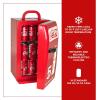 imageCoca Cola Mini Fridge  Refrigerator for Bedroom Office Portable Table Top Beverage Cooler 12V 110V Refrigerador For Drink Soda Wine Use In Car Dorm Outdoor Patio18 Can