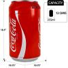 imageCoca Cola Mini Fridge  Refrigerator for Bedroom Office Portable Table Top Beverage Cooler 12V 110V Refrigerador For Drink Soda Wine Use In Car Dorm Outdoor Patio 12 Can