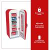 imageCoca Cola Mini Fridge  Refrigerator for Bedroom Office Portable Table Top Beverage Cooler 12V 110V Refrigerador For Drinks Soda Wines Use In Car Dorm Outdoor 10 Can