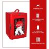 imageCoca Cola Mini Fridge  Refrigerator for Bedroom Office Portable Table Top Beverage Cooler 12V 110V Refrigerador For Drinks Soda Wines Use In Car Outdoor Patio 28 Can