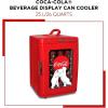 imageCoca Cola Mini Fridge  Refrigerator for Bedroom Office Portable Table Top Beverage Cooler 12V 110V Refrigerador For Drinks Soda Wines Use In Car Outdoor Patio 28 Can