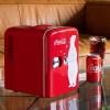 imageCoca Cola Polar Mini Fridge  Refrigerator for Bedroom Office Portable Table Top Beverage Cooler 12V 110V Refrigerador For Drinks Soda Wine Use In Car Dorm Patio 6 Can