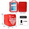 imageCoca Cola World 1971 Series Portable 6 Can Thermoelectric Mini Fridge CoolerWarmer 4 L42 Quarts Capacity 12V DC240V AC for Home Dorm car Boat Beverages Snacks Skincare Cosmetics