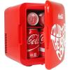 imageCoca Cola World 1971 Series Portable 6 Can Thermoelectric Mini Fridge CoolerWarmer 4 L42 Quarts Capacity 12V DC240V AC for Home Dorm car Boat Beverages Snacks Skincare Cosmetics