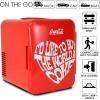 imageCoca Cola World 1971 Series Portable 6 Can Thermoelectric Mini Fridge CoolerWarmer 4 L42 Quarts Capacity 12V DC240V AC for Home Dorm car Boat Beverages Snacks Skincare Cosmetics