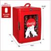 imageCocaCola 25L Retro Mini Fridge Polar Bear Design Portable CoolerWarmer for Snacks Drinks Skincare Cosmetics with AC DC Capable Ideal for Bedroom Office Dorm Travel