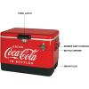 imageCocaCola Ice Chest Cooler  Portable Ice Bucket with Bottle Opener Vintage Style Insulated for Camping RV Beach BBQs Picnic Tailgating Fishing Stainless Steel 85 Can Ice Box 51L 54 qt