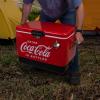 imageCocaCola Ice Chest Cooler  Portable Ice Bucket with Bottle Opener Vintage Style Insulated for Camping RV Beach BBQs Picnic Tailgating Fishing Stainless Steel 85 Can Ice Box 51L 54 qt