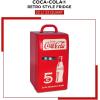 imageCocaCola Retro 18 Can Mini Fridge w 12V DC and 110V AC Cords 22L 23 qt Portable Cooler Red Travel Fridge for Drinks Snacks Lunch Home Office Dorm Room RV