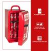 imageCocaCola Retro 18 Can Mini Fridge w 12V DC and 110V AC Cords 22L 23 qt Portable Cooler Red Travel Fridge for Drinks Snacks Lunch Home Office Dorm Room RV