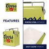 imageCoors Banquet Retro Ice Chest Cooler  Portable Ice Bucket with Bottle Opener Vintage Style Insulated for Camping Beach Picnic RV BBQs Tailgating Fishing 18 Can 14 qt 13L