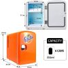 imageFanta Mini Fridge  6 Can Refrigerator for Bedroom Office Portable Table Top Beverage Cooler 12V 110V Refrigerador For Drinks Soda Wines small can fridgeUse In Car Dorm Outdoor Patio