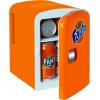 imageFanta Mini Fridge  6 Can Refrigerator for Bedroom Office Portable Table Top Beverage Cooler 12V 110V Refrigerador For Drinks Soda Wines small can fridgeUse In Car Dorm Outdoor Patio