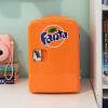 imageFanta Mini Fridge  6 Can Refrigerator for Bedroom Office Portable Table Top Beverage Cooler 12V 110V Refrigerador For Drinks Soda Wines small can fridgeUse In Car Dorm Outdoor Patio
