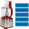 imageKenmore 11 Cup Food Processor  Vegetable ampamp Fruit Salad Cutter Multifunctional 500 W Chopper Slicer Mincer Puree Grater Blades Shredder Compact Stainless Steel Kitchen Appliances BlackRed