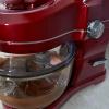 imageKenmore 500W Oviation Stand Mixer  10 Speed Mixing TiltHead 5QT Handheld Glass Bowl With Pouring Top Splash Guard Flat Beater Whisk Dough Hook Attachments Countertop Kitchen Appliance RedRed