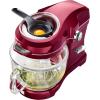 imageKenmore 500W Oviation Stand Mixer  10 Speed Mixing TiltHead 5QT Handheld Glass Bowl With Pouring Top Splash Guard Flat Beater Whisk Dough Hook Attachments Countertop Kitchen Appliance RedRed