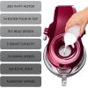 imageKenmore 500W Oviation Stand Mixer  10 Speed Mixing TiltHead 5QT Handheld Glass Bowl With Pouring Top Splash Guard Flat Beater Whisk Dough Hook Attachments Countertop Kitchen Appliance RedRed