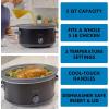 imageKenmore 7 Quart Slow Cooker  Programmable crock pot with Dipper Stainless Steel Electric Cookers Warm Rice ampamp Sous Vide Stew Soup For Lunch Dishwaher Safe NonStick Ceramic Insert Digital Control5 Quarts