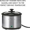 imageKenmore 7 Quart Slow Cooker  Programmable crock pot with Dipper Stainless Steel Electric Cookers Warm Rice ampamp Sous Vide Stew Soup For Lunch Dishwaher Safe NonStick Ceramic Insert Digital Control7 Quarts