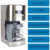 imageKenmore Drip Coffee Maker  12 Cup Programmable Cafe Machine With Glass Pot Regular ampamp Bold Brew Auto Shut Off Large Water Reservoir Reusable Filter Kitchen Appliances For Cafeteria BaristaSilver