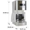 imageKenmore Drip Coffee Maker  12 Cup Programmable Cafe Machine With Glass Pot Regular ampamp Bold Brew Auto Shut Off Large Water Reservoir Reusable Filter Kitchen Appliances For Cafeteria BaristaSilver