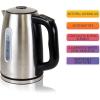 imageKenmore Electric Kettle  Cordless Digital Calentador De Agua Stainless Steel Instant Tea Pot Preset Temperature Control Automatic ShutOff Rapid Boil Hot Water Boiling Heater 17 Liter SilverSilver
