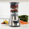imageKenmore Elite Countertop Blender  Electric Mixer Milkshake Puree Maker Frozen Smoothie Shakes Licuadora Grinder Kitchen Appliance With SingleServe Cup Ice Crush Pulse Chop ampamp Stir FunctionGrey