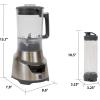 imageKenmore Elite Countertop Blender  Electric Mixer Milkshake Puree Maker Frozen Smoothie Shakes Licuadora Grinder Kitchen Appliance With SingleServe Cup Ice Crush Pulse Chop ampamp Stir FunctionGrey