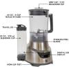 imageKenmore Elite Countertop Blender  Electric Mixer Milkshake Puree Maker Frozen Smoothie Shakes Licuadora Grinder Kitchen Appliance With SingleServe Cup Ice Crush Pulse Chop ampamp Stir FunctionGrey