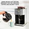 imageKenmore Elite Grind And Brew Coffee Maker  Burr Grinding Ground Coffee Bean Hopper With Drip Pot 12 Cup Programmable Automatic Brew Coffee Machine For Barista Style Cafetera Use For Kitchen ampamp Caf