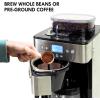 imageKenmore Elite Grind And Brew Coffee Maker  Burr Grinding Ground Coffee Bean Hopper With Drip Pot 12 Cup Programmable Automatic Brew Coffee Machine For Barista Style Cafetera Use For Kitchen ampamp Caf