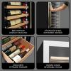 imageKenmore Elite Wine Fridge  Wine Cooler 111 Bottle Dual Zone Compressor Wine Cabinet for Champagne Red ampamp White Wine Builtin ampamp Freestanding Cellar For Bar Home Kitchen Double Paned Glass Door