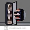 imageKenmore Elite Wine Fridge  Wine Cooler 112 Bottle Dual Zone Compressor Wine Cabinet for Champagne Red ampamp White Wine Builtin ampamp Freestanding Cellar For Bar Home Kitchen Double Paned Glass Door