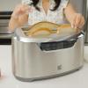 imageKenmore Toaster 4 Slice  Extra Wide Slot Countertop Kitchen Appliance Defrost Function GrillePain 9 Shade Settings Compact Design Easy Clean Crumb Tray Bread Bagel Stainless SteelSilver