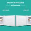imageKoolatron 12 Cubic Feet Capacity White Upright freezer  1 wired shelf Garage Ready Meat Storage Manual Defrost Space Saving Congelador For Home Apartment Basement Dorm Room