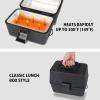 imageKoolatron 12V Electric Portable Lunch Box  16 Qt 15 L Food Warmer Black 6 ft 18m Power Cord Heats 300F 149C Insulated Container for Car SUV Truck Construction Worker Travel Lonchera