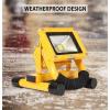 imageKoolatron 12V Portable Work Light  with LithiumIon Battery Rechargeable Portable Waterproof LED Flood Standing Worklight for Camping Jobsite Vehicles Car Truck Van Tractor Jeep ampamp Etc