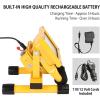 imageKoolatron 12V Portable Work Light  with LithiumIon Battery Rechargeable Portable Waterproof LED Flood Standing Worklight for Camping Jobsite Vehicles Car Truck Van Tractor Jeep ampamp Etc