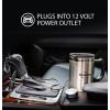 imageKoolatron 12V Travel Mug  USB Powered Insulated With Heater 500 mL 17 oz  Leakproof Portable Tumbler for Hot And Cold Beverages In Car SUV Truck Office Home Dorm Stainless Steel