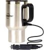 imageKoolatron 12V Travel Mug  USB Powered Insulated With Heater 500 mL 17 oz  Leakproof Portable Tumbler for Hot And Cold Beverages In Car SUV Truck Office Home Dorm Stainless Steel