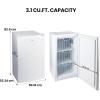 imageKoolatron 31 Cubic Feet Capacity White Upright freezer  3 Wire Baskets Garage Ready Meat Storage Manual Defrost Space Saving Congelador For Home Apartment Basement Dorm Room