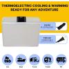 imageKoolatron 45 qt Portable Cooler  Electric Cooler for Car Camping Travel 12 V Insulated Hard Sided Refrigerator for Vehicle Boat Truck Warming ampamp Cooling Cools DrinksFood for Road Trip45 Quart