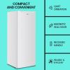 imageKoolatron 59 Cubic Feet Capacity Upright freezer  5 fixed grid shelves Garage Ready Meat Storage Manual Defrost Space Saving Congelador For Home Apartment Basement Dorm Room White