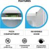 imageKoolatron 70 Cubic Feet Capacity White Upright freezer  4 fixed grid shelves Garage Ready Meat Storage Manual Defrost Space Saving Congelador For Home Apartment Basement Dorm Room