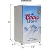 imageKoolatron Coors Light Refrigerator with Freezer  Mini Fridge for Bedrooms Offices Dorms Wine Skincare Beverages Beer ampamp Makeup Retro CosmeticBeverage Neveras Pequeas para Cuarto white 32 Cu Ft