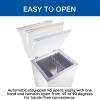 imageKoolatron Deep Freezer  50 Cubic Feet Chest Freezer 1 Wire Basket Garage Ready Meat Storage Front Drain Congelador For Home Apartment Basement Dorm Cottage Manual Defrost Stand Up White